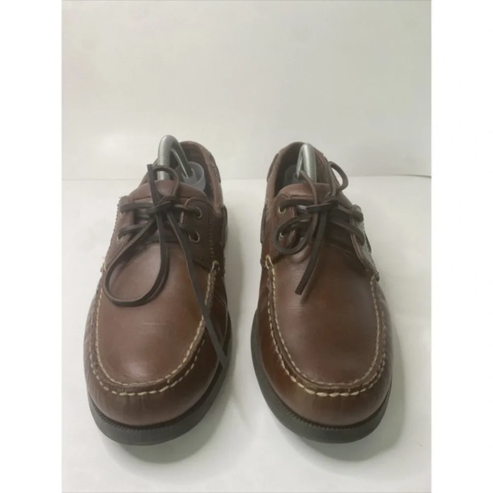 Dockers Men's‎ Castaway Leather Casual Classic Boat Shoe. Size 10.5M VERY GOOD
